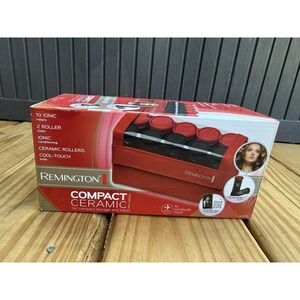 Vtg Remington Compact Ionic Ceramic Hot Rollers Set of 10 Ceramic H1015 Travel